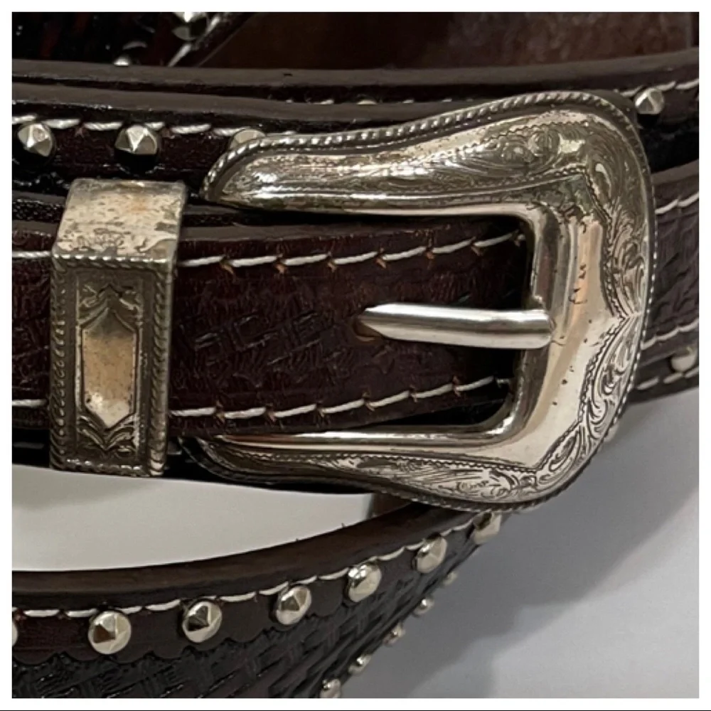 Nocona brown leather